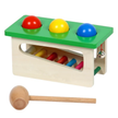 Wooden Pound-a-Ball Bench — Hammer, Slide & Ring Toy