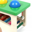 Wooden Pound-a-Ball Bench — Hammer, Slide & Ring Toy
