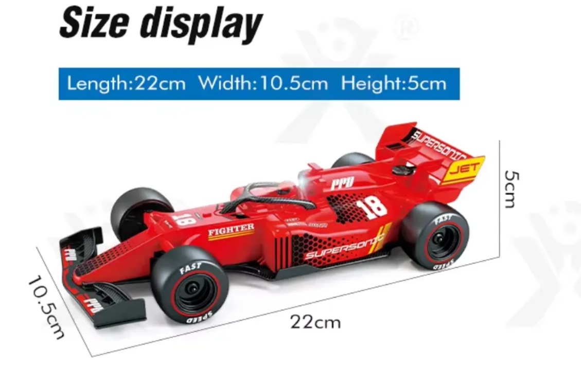 Remote Control Racing Car — Formula Style with Mist Spray Effect