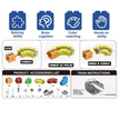 Cube Track Building Blocks — 81-Piece DIY Car Track Set