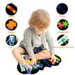 Dinosaur Busy Board — Montessori Buckle, Zip & Lace Activity Toy Book