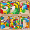 Cube Track Building Blocks — 81-Piece DIY Car Track Set