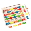 Magnetic Fishing Game — Wooden Alphabet & Number Board