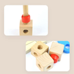 Wooden Versatile Nuts & Bolts Building Set — 39-Piece Construction ToolKit