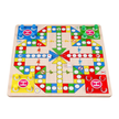Wooden Ludo & Snakes and Ladders — 2-in-1 Double-Sided Board