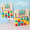 5 / 4 Colour Logic Puzzle Game – Wooden Brain Teaser - Endless puzzles