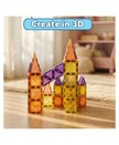 Magnetic Tiles Building Blocks - 62 Pcs