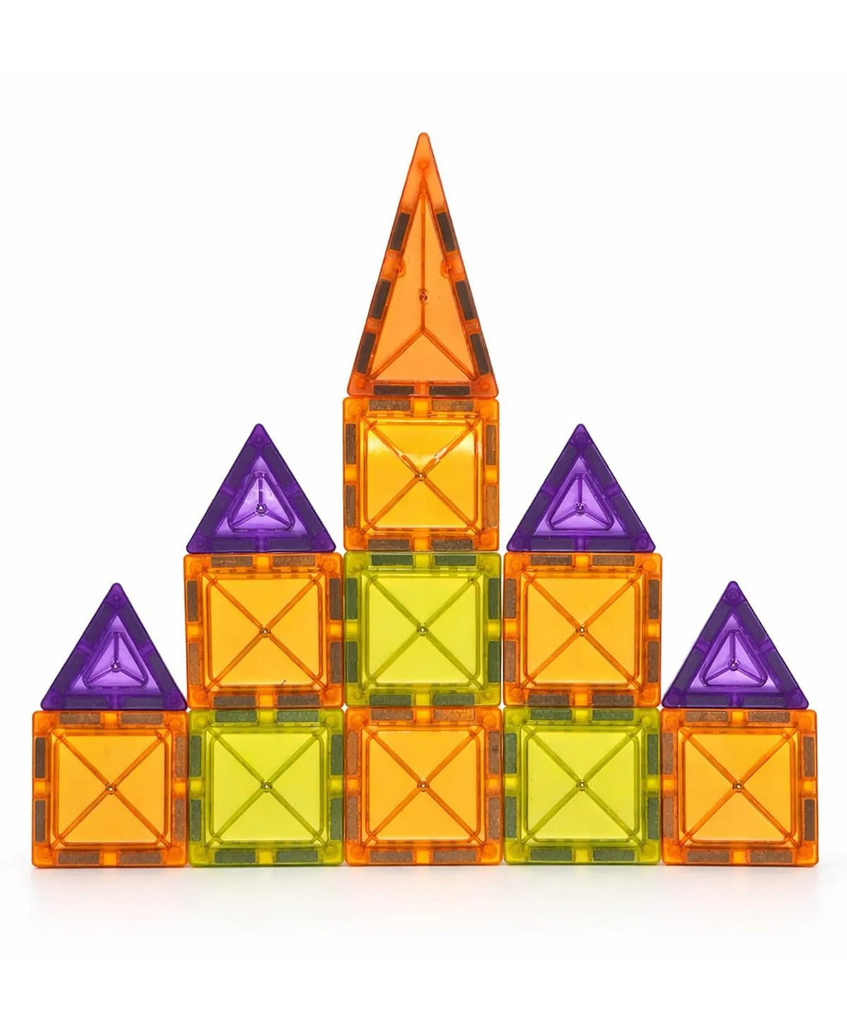 Magnetic Tiles Building Blocks - 62 Pcs