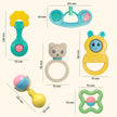 Premium Baby Rattle Gift Set — Pack of 6 Newborn Toys