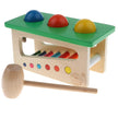 Wooden Pound-a-Ball Bench — Hammer, Slide & Ring Toy