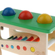 Wooden Pound-a-Ball Bench — Hammer, Slide & Ring Toy