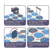 DIY Maze Track Puzzle — Build the Police Car Route Game