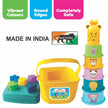 Cuppy Shappy Stacking Cups & Shape Sorter — 2-in-1 Toddler Combo Set