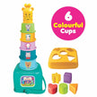 Cuppy Shappy Stacking Cups & Shape Sorter — 2-in-1 Toddler Combo Set