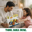 4-in-1 Car Building Blocks — 48-Piece Blix Vehicle Construction Set Cars 1