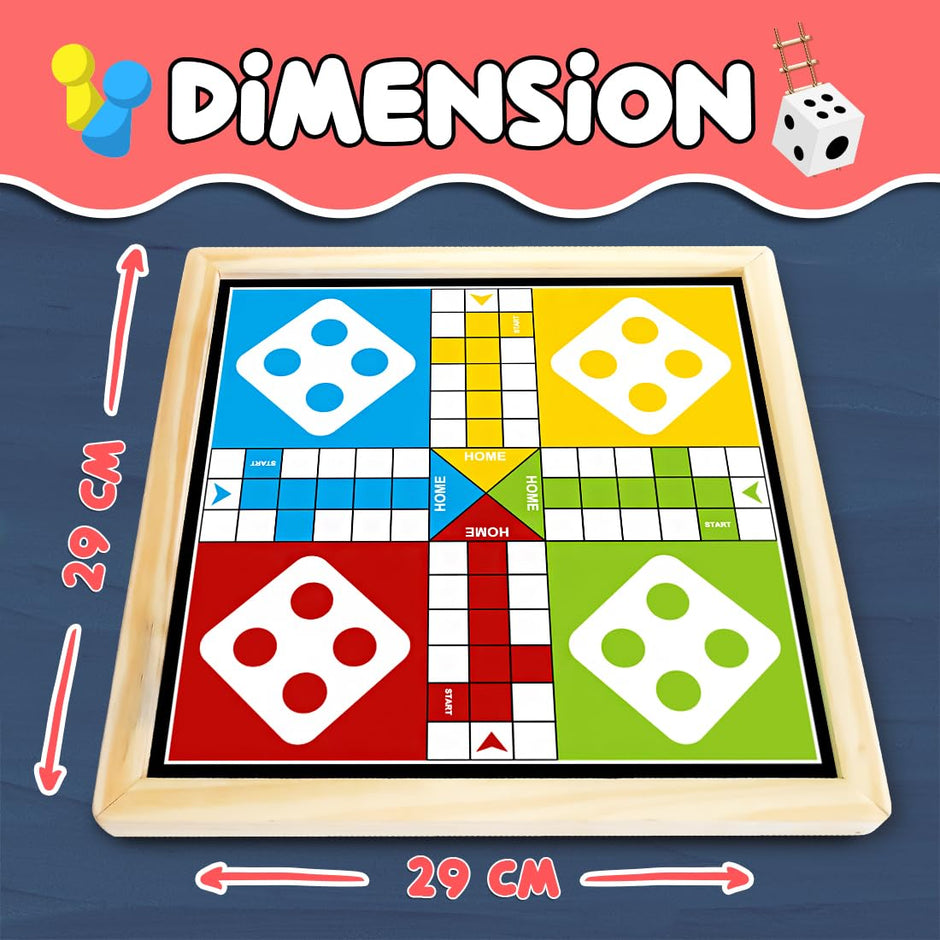 2-in-1 Magnetic Ludo & Snakes and Ladders — Jumbo Board Game