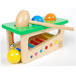 Wooden Pound-a-Ball Bench — Hammer, Slide & Ring Toy