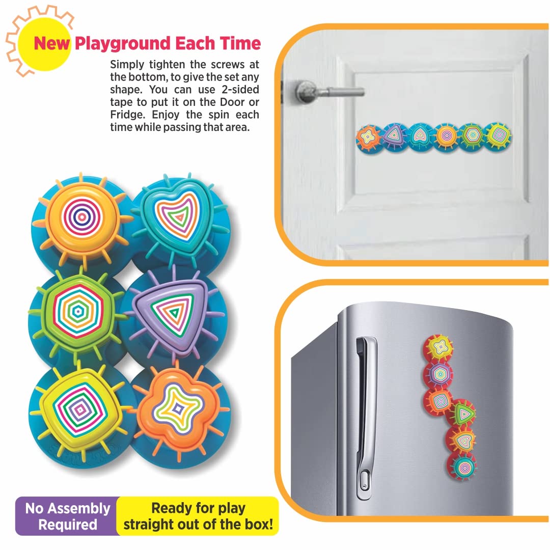 Spinning Joy Gear Activity Set — 3 Stage Activity for Kids