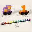 Wooden Magnetic Number Train — Counting & Number Learning Set