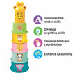 Animal Stacking & Nesting Cups — Giraffe & Friends 6-Piece Toddler Tower Set