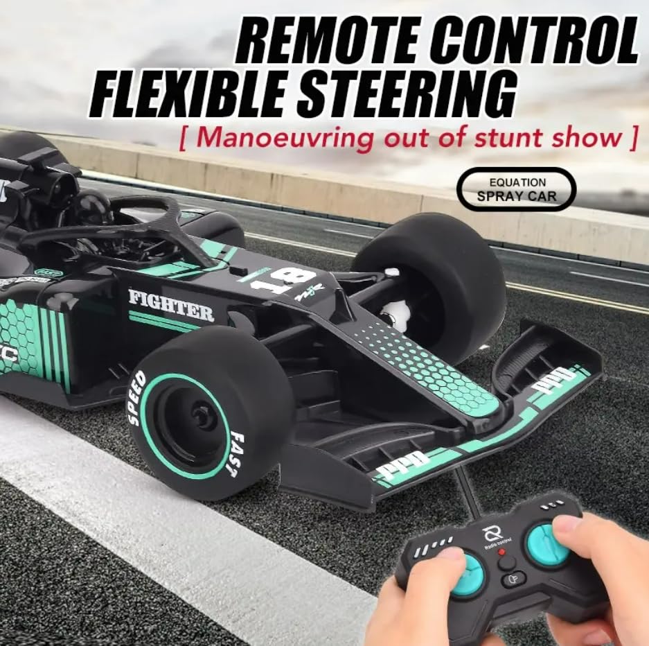 Remote Control Racing Car — Formula Style with Mist Spray Effect