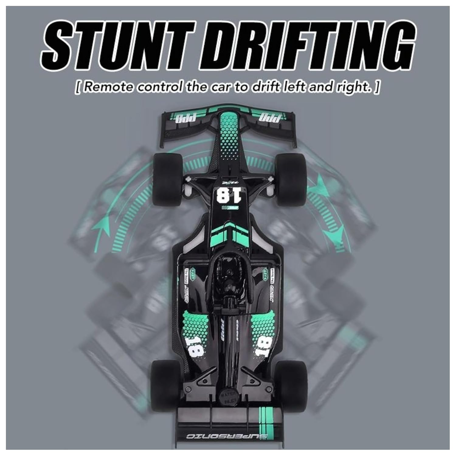 Remote Control Racing Car — Formula Style with Mist Spray Effect