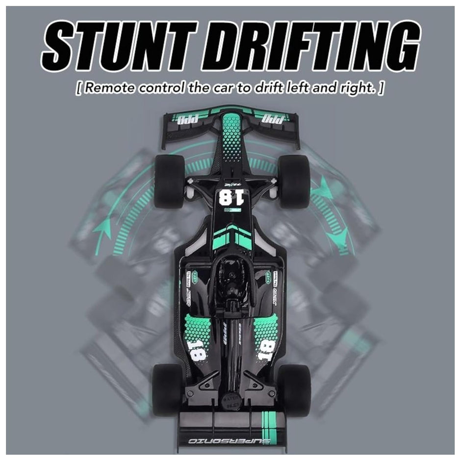 Remote Control Racing Car — Formula Style with Mist Spray Effect