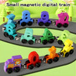 Wooden Magnetic Number Train — Counting & Number Learning Set