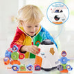 Space Shape Sorter — Spaceship Sorting, Stacking & Lacing Playset