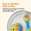 Baby Rattle & Teether Set — Pack of 2 Sensory Toys