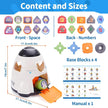 Space Shape Sorter — Spaceship Sorting, Stacking & Lacing Playset