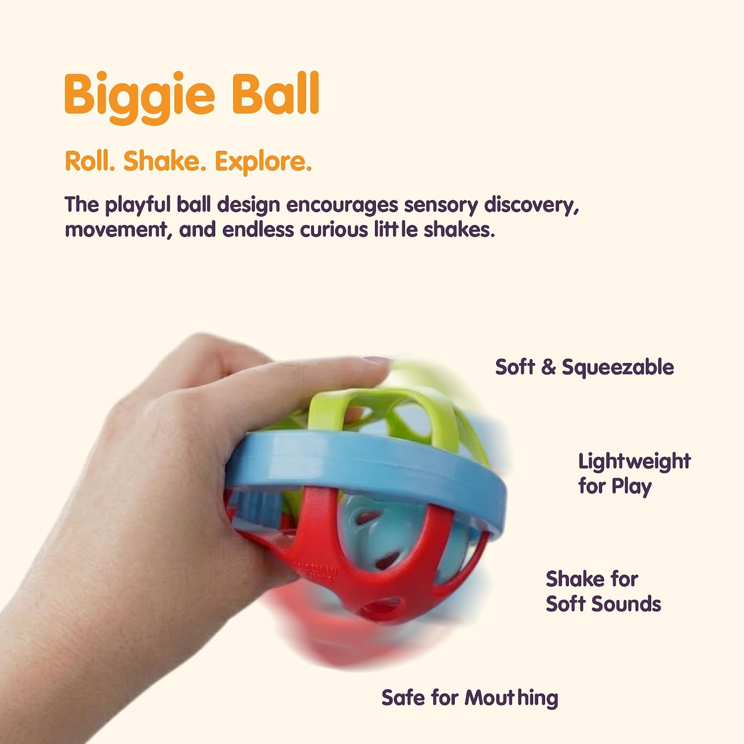 Baby Rattle & Teether Set — Pack of 2 Sensory Toys