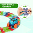 Flexible Race Track Set — 140-Piece DIY Bendable Car Track