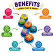 Spinning Joy Gear Activity Set — 3 Stage Activity for Kids
