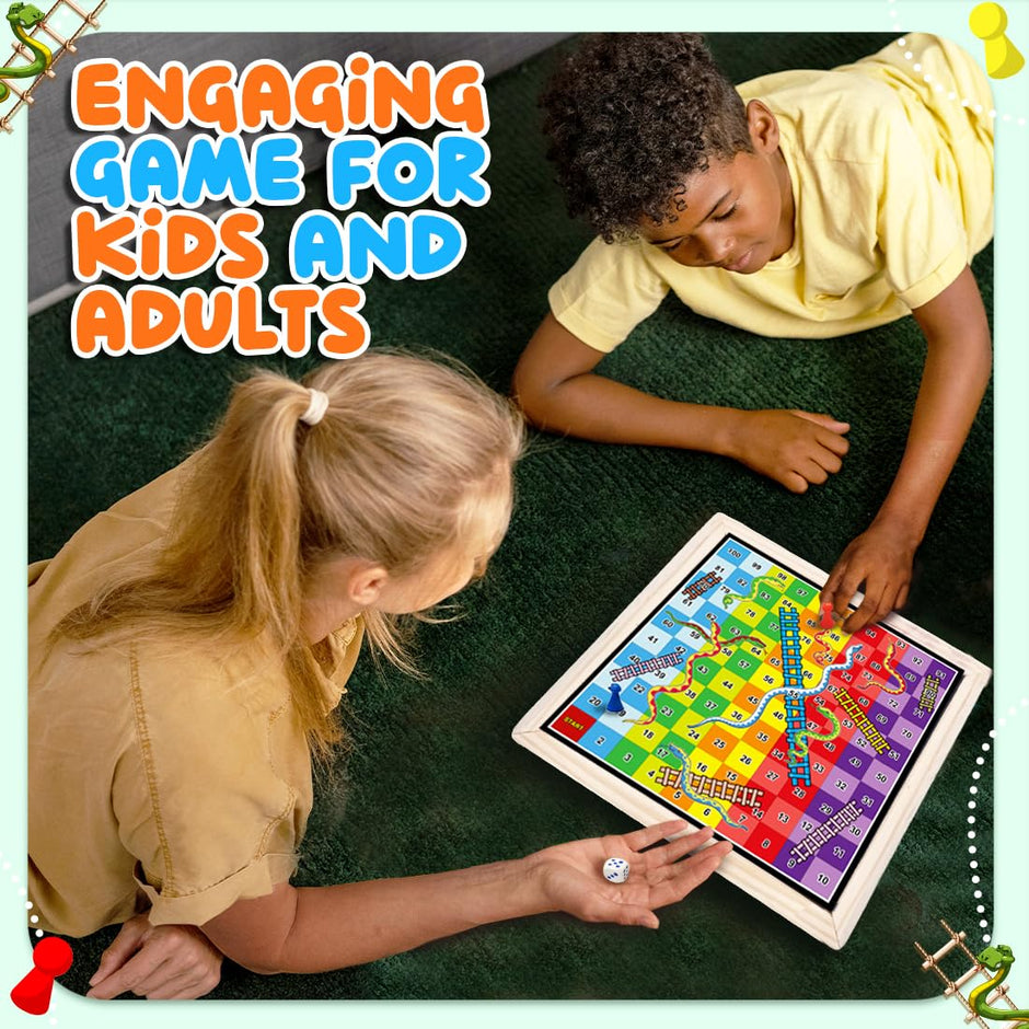 2-in-1 Magnetic Ludo & Snakes and Ladders — Jumbo Board Game