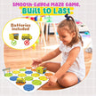 DIY Maze Track Puzzle — Build the School Bus Route Game