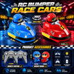 Remote Control Collision Car - Go Kart Bumping Car Toy - 2 Player