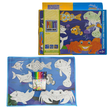 Paint Table Mat - Washable Colouring Mat with Sketch
