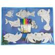 Paint Table Mat - Washable Colouring Mat with Sketch