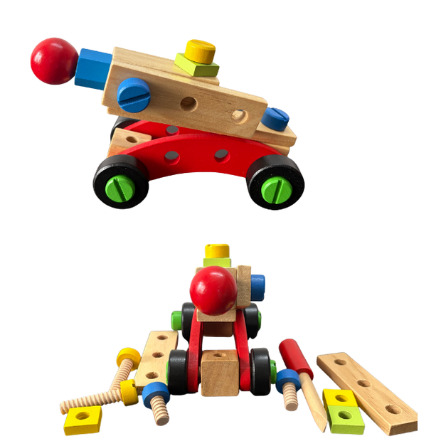 31 Nut Combination - Wooden Assemble Game