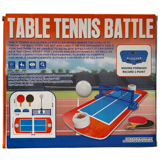 Table Tennis Battle 2 Player - Portable Model