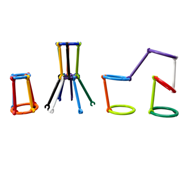 Little Link Designer — Interlocking Stick & Ring Building Set