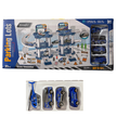City Parking Lot DIY Playset - 53 Pieces with Alloy Vehicles & Stickers
