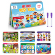 Aegle Toys Busy Binder Book for Toddlers - Interactive Preschool Learning Toy