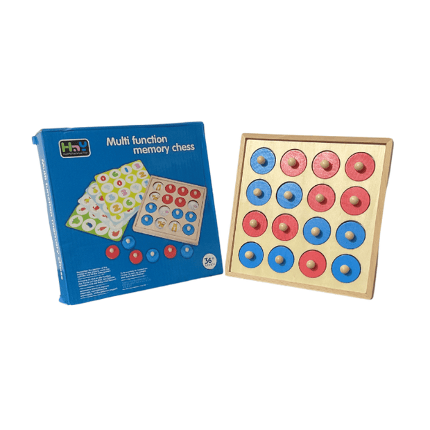 Wooden Multi Functional Memory game