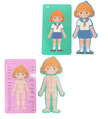 Wooden Body Structure Puzzle - Girl