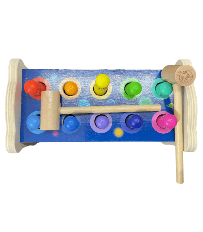 Tiger Beats The Hamster Whack a Mole Wooden Hammer game