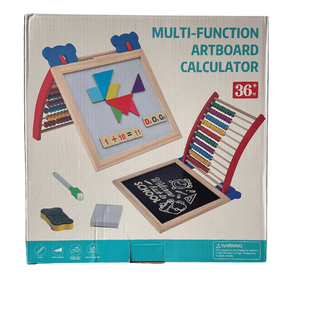 Wooden Multi-function Artboard Calculator