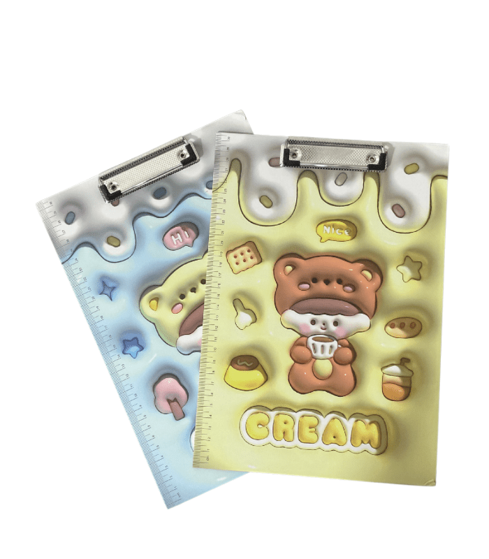 3D Design Writing Pad with Clipboard