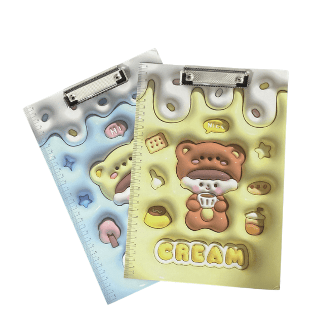 3D Design Writing Pad with Clipboard